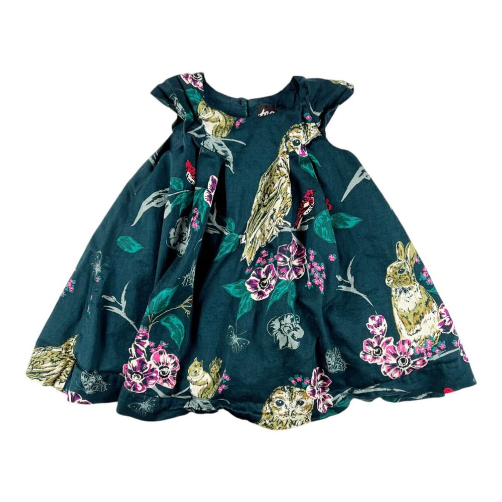 Tea Collection Caledonian Forest Holiday Dress Size 12-18 months